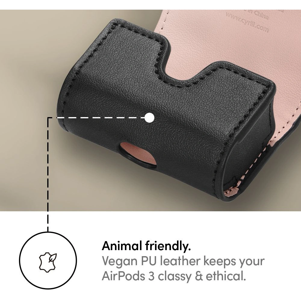 Hurtownia GSM - Etui Spigen Cyrill Mini Bag Apple AirPods 3 Kůže Černá - SPN1982BLK - {ean13} - Hurt