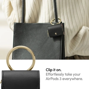Hurtownia GSM - Etui Spigen Cyrill Mini Bag Apple AirPods 3 Leather Black - SPN1982BLK - {ean13} - Hurt