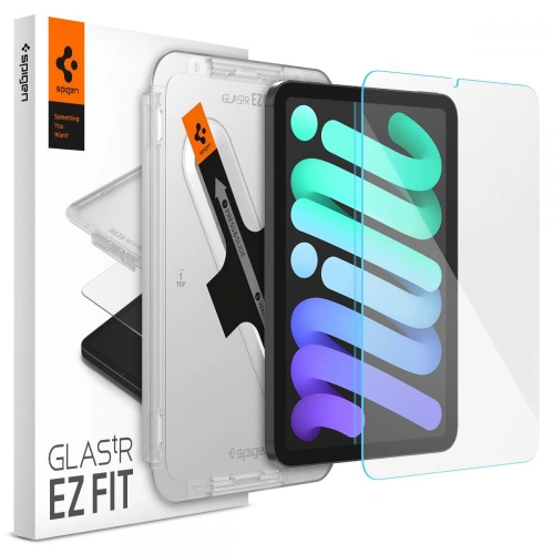 Szkło hartowane Spigen GLAS.tR ez Fit Apple iPad mini 2021 (6. generacji) / iPad mini 8.3" 2024 (7. generacji) 