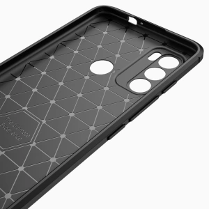 Etui Tech-Protect TPUCarbon Motorola Moto G60 Black