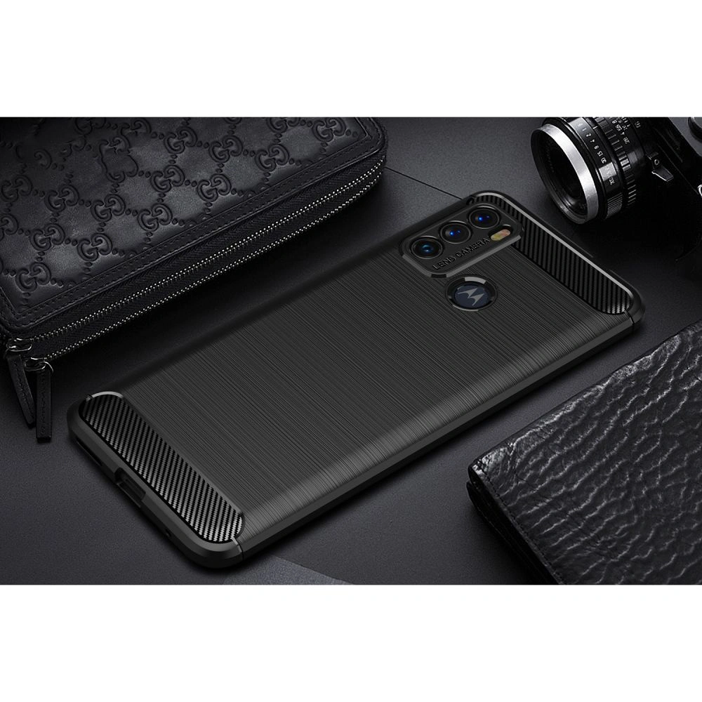 Hurtownia GSM - Etui Tech-Protect TPUCarbon Motorola Moto G60 Černá - THP738BLK - {ean13} - Hurt
