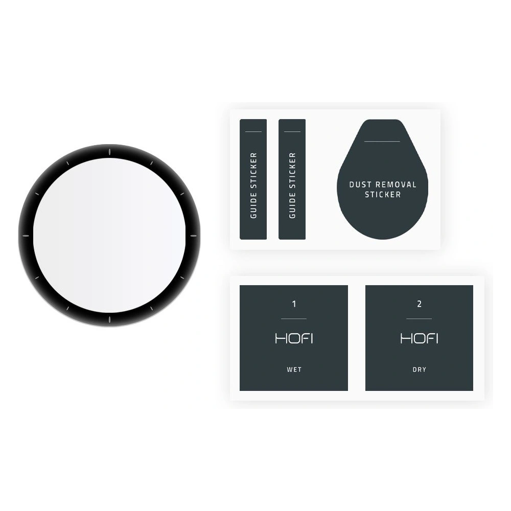 Hurtownia GSM - Hybrydní sklo Hofi Hybrid Pro+ Amazfit GTR 3 Black - HOFI165BLK - {ean13} - Hurt