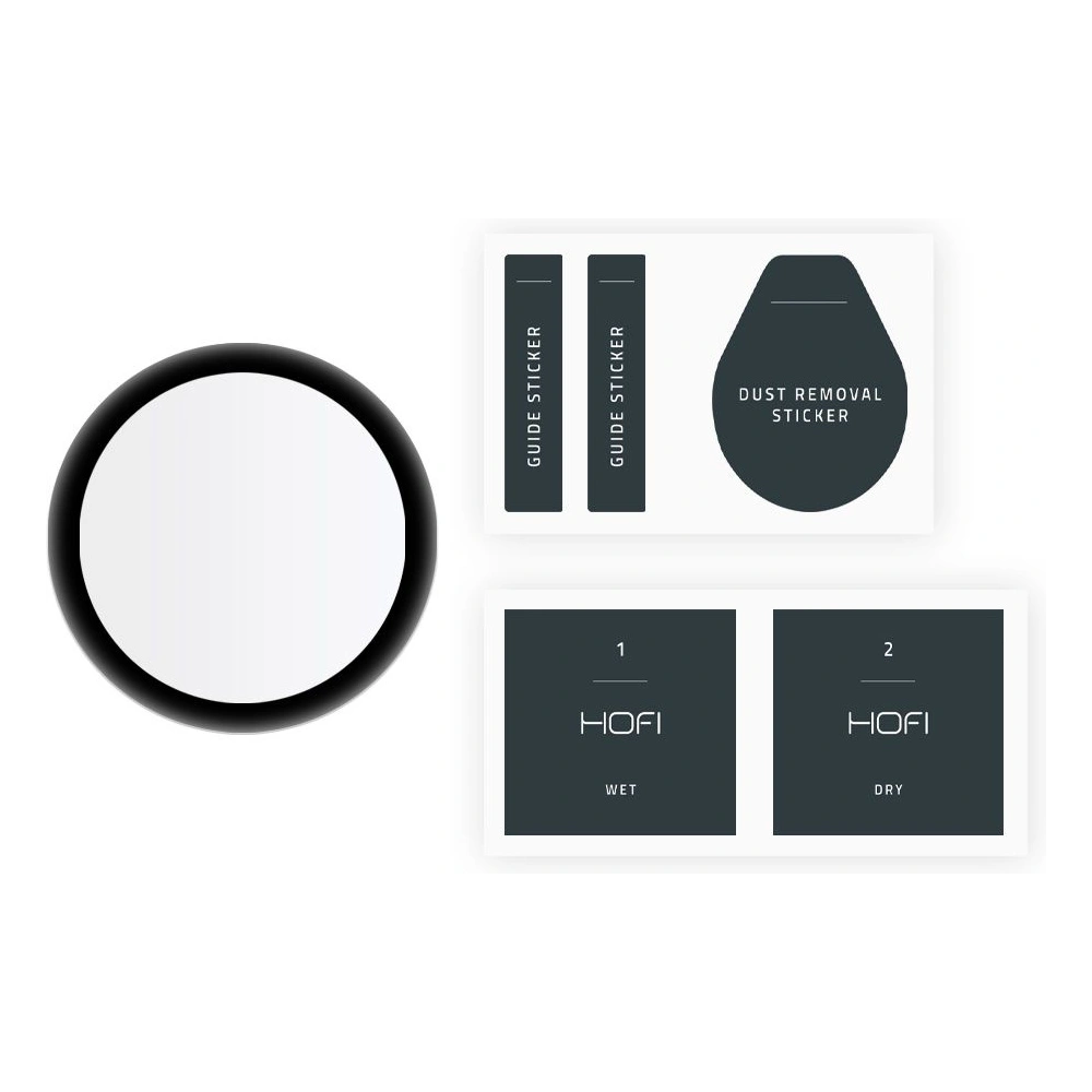 Hurtownia GSM - Hybidní sklo Hofi Hybrid Pro+ Amazfit GTR 3 Pro Black - HOFI166BLK - {ean13} - Hurt