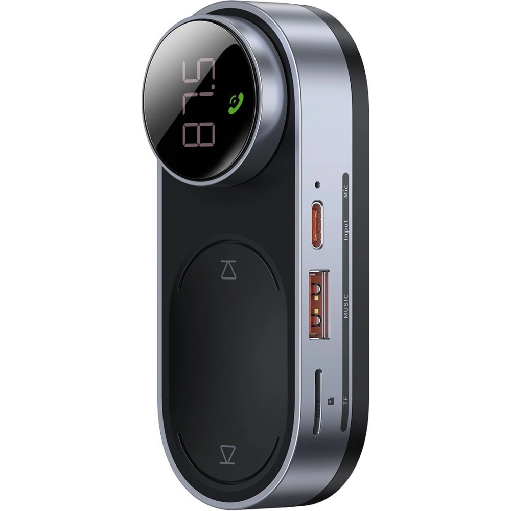 Hurtownia GSM - Transmiter FM Baseus Solar Car, Bluetooth 5.0, TF, AUX (černý) - BSU2901BLK - {ean13} - Hurt