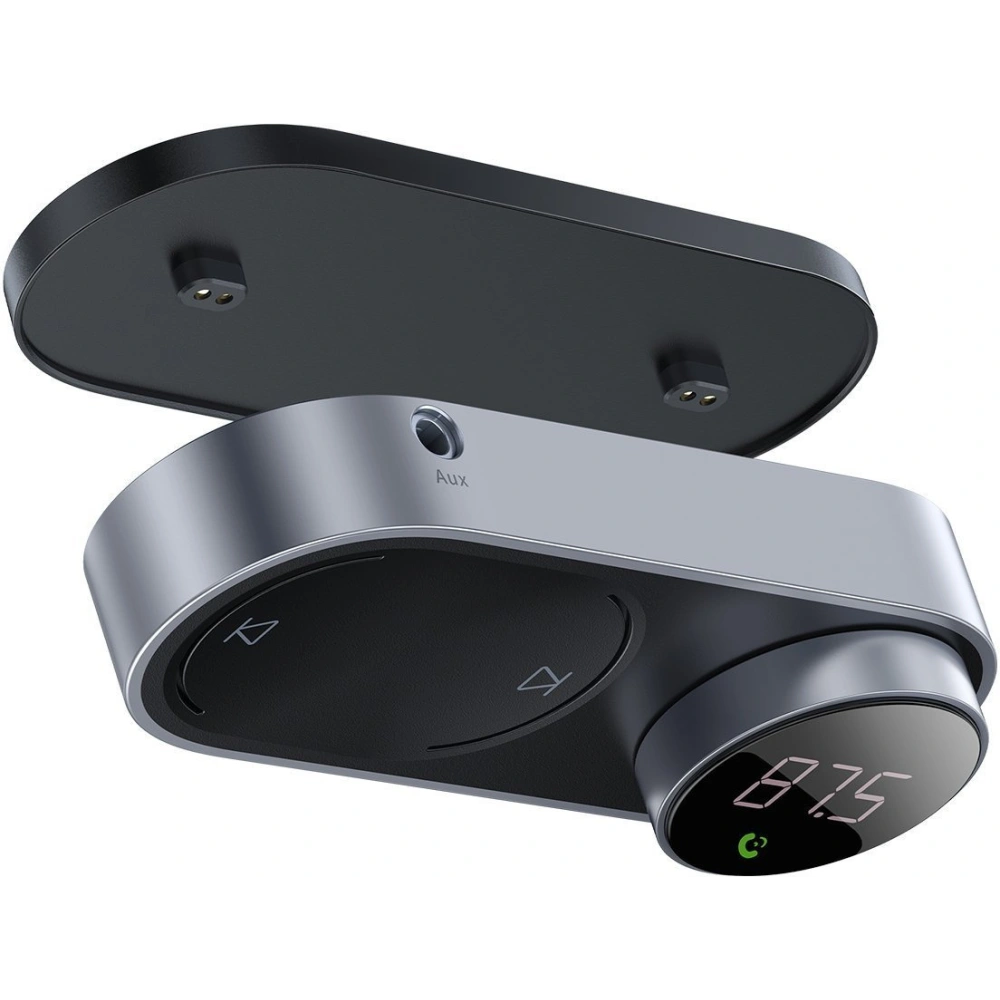 Hurtownia GSM - Transmiter FM Baseus Solar Car, Bluetooth 5.0, TF, AUX (černý) - BSU2901BLK - {ean13} - Hurt