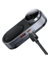 Wholesale Transmiter FM Baseus Solar Car, Bluetooth 5.0, TF, AUX (black) - BSU2901BLK - {ean13} - Hurt