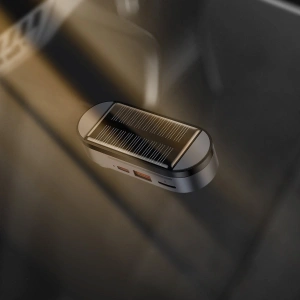 Hurtownia GSM - Transmiter FM Baseus Solar Car, Bluetooth 5.0, TF, AUX (černý) - BSU2901BLK - {ean13} - Hurt