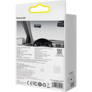 Hurtownia GSM - Transmiter FM Baseus Solar Car, Bluetooth 5.0, TF, AUX (černý) - BSU2901BLK - {ean13} - Hurt