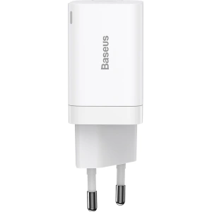Ładowarka sieciowa Baseus Super Si Pro Quick Charger USB + USB-C 30W (biała)