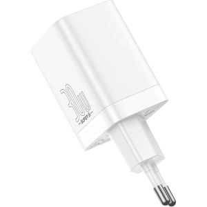 Ładowarka sieciowa Baseus Super Si Pro Quick Charger USB + USB-C 30W (biała)