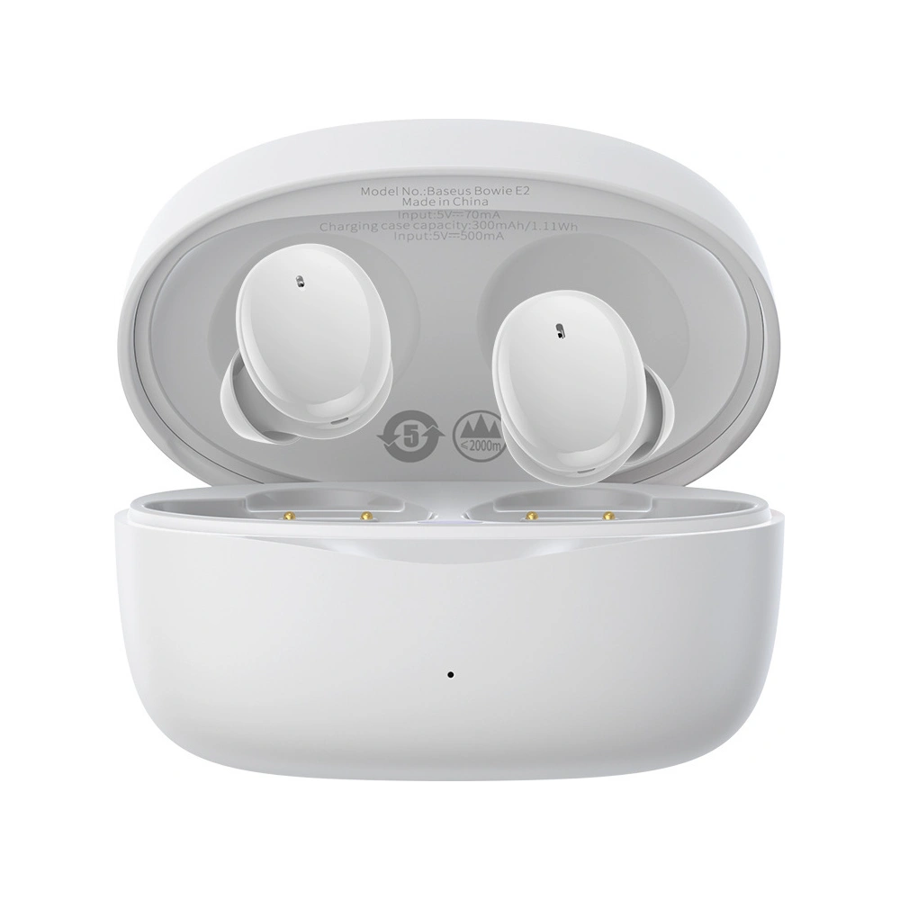 Wholesale Baseus True Wireless Earphones Bowie E2 White - BSU2904WHT - {ean13} - Hurt