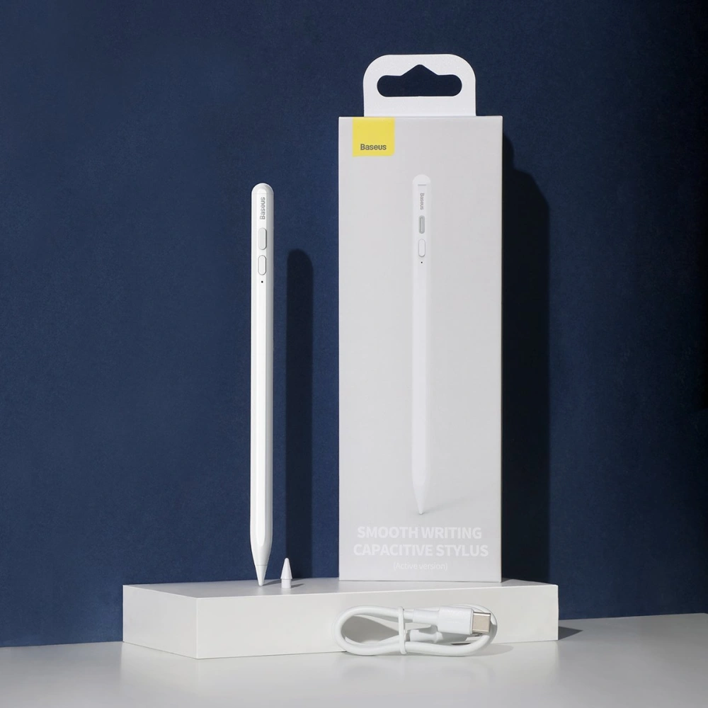 Hurtownia GSM - Rysik długopis 2w1 Baseus Capacitive Stylus (biały) - BSU2906WHT - {ean13} - Hurt