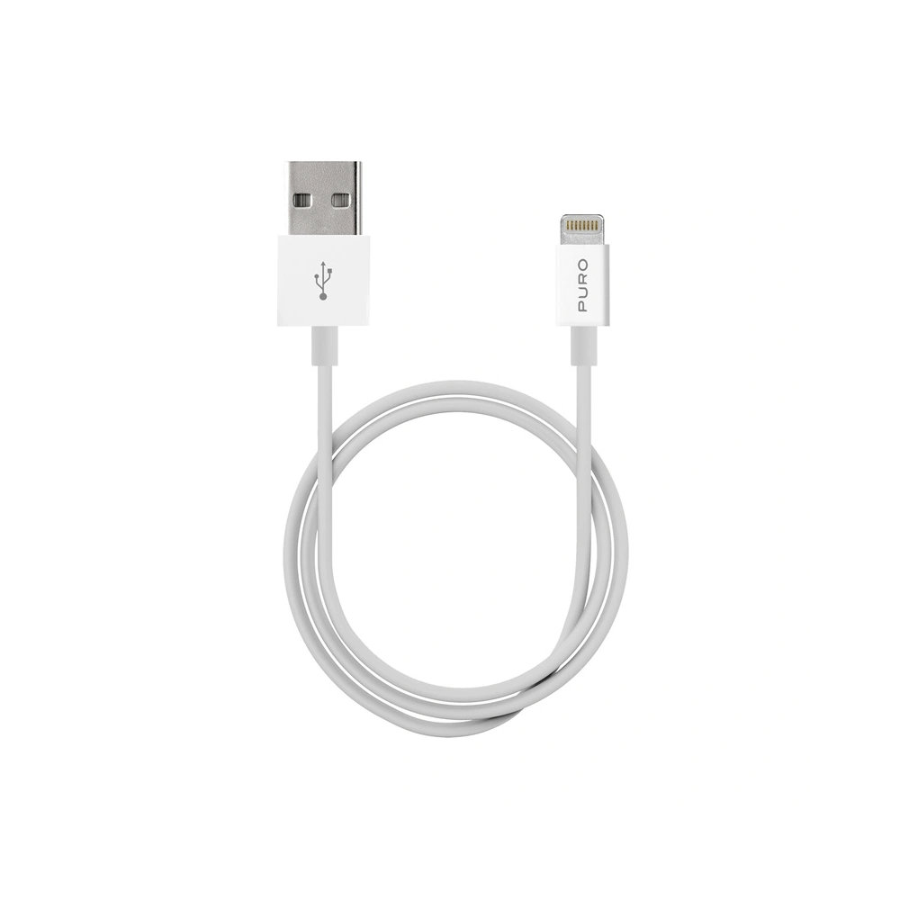 Hurtownia GSM - Kabel PURO White USB / Lightning MFi 1m (biały) - PUR515WHT - {ean13} - Hurt