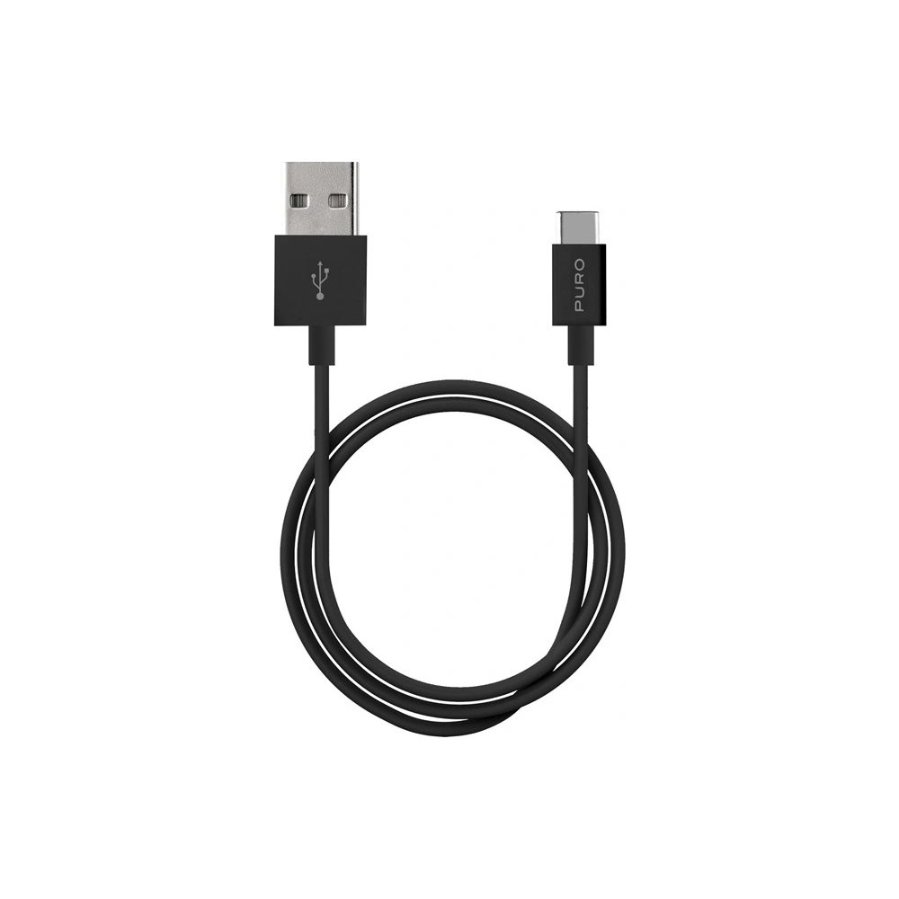 Hurtownia GSM - Kabel PURO White USB-A / USB-C 1m (černý) - PUR516BLK - {ean13} - Hurt