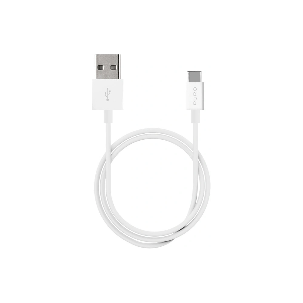Hurtownia GSM - Kabel PURO White USB-A / USB-C 1m (bílý) - PUR517WHT - {ean13} - Hurt