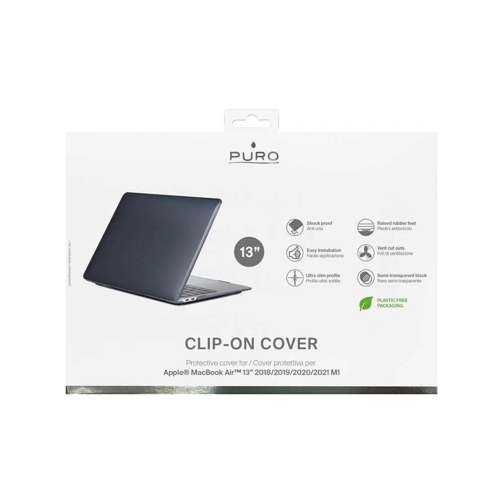 Hurtownia GSM - Etui PURO Clip On Apple MacBook Air 13 (2018-2023) (czarny) - PUR518BLK - {ean13} - Hurt