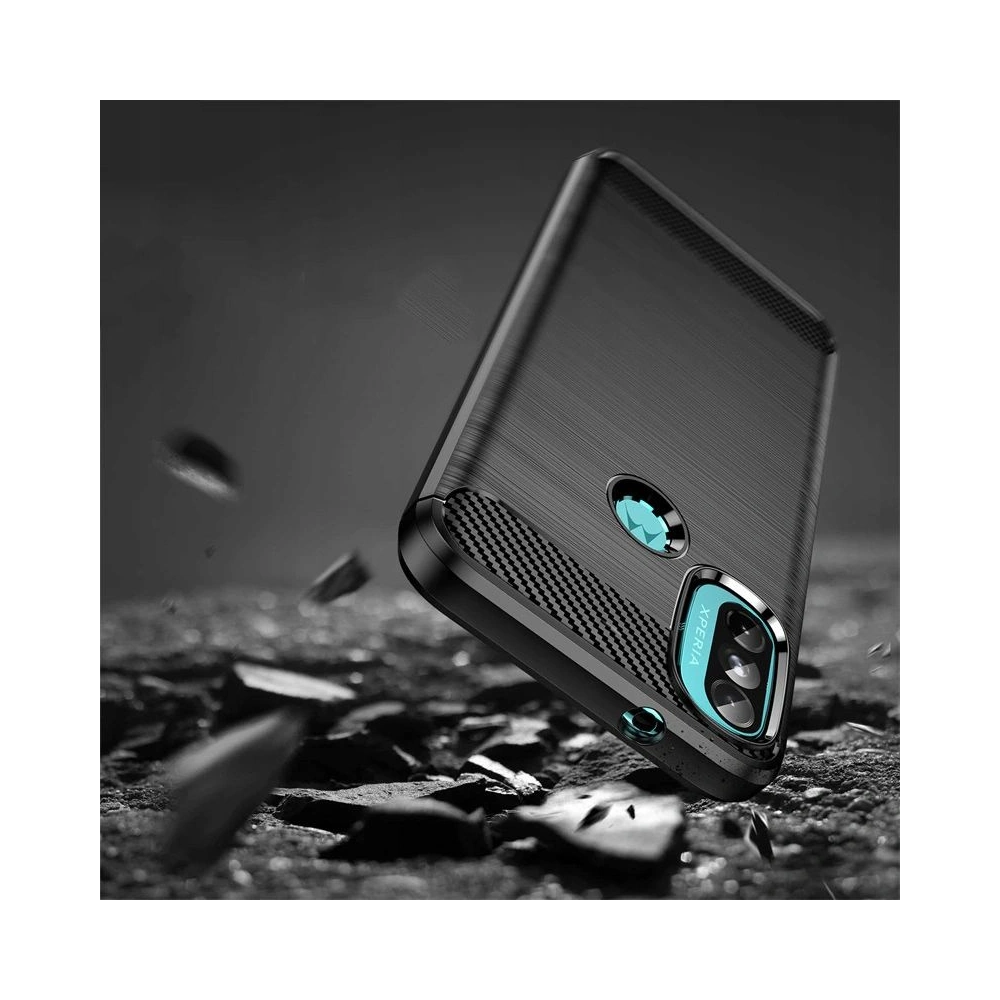 Hurtownia GSM - Etui Tech-Protect TPUCarbon Motorola Moto E40/E20 Černá - THP742BLK - {ean13} - Hurt