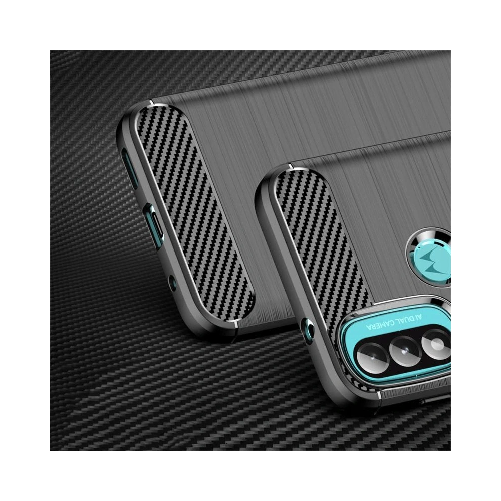 Hurtownia GSM - Etui Tech-Protect TPUCarbon Motorola Moto E40/E20 Černá - THP742BLK - {ean13} - Hurt