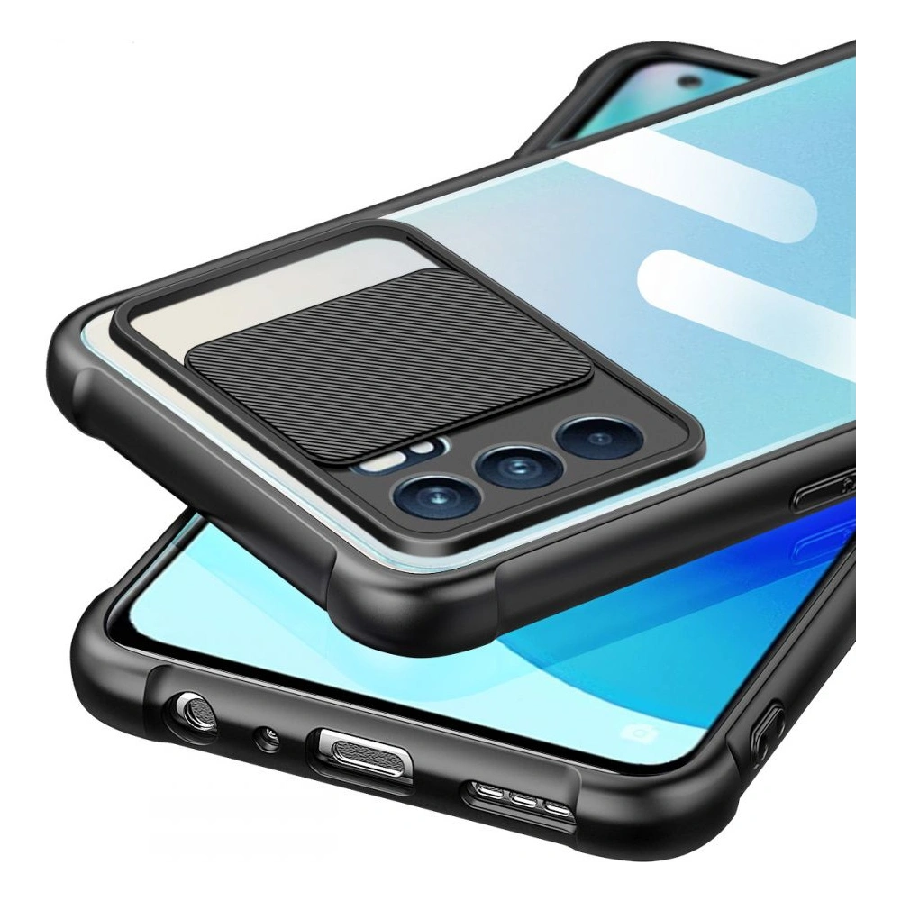 Hurtownia GSM - Etui Tech-Protect Camshield Oppo Reno 6 5G Černá - THP743BLK - {ean13} - Hurt