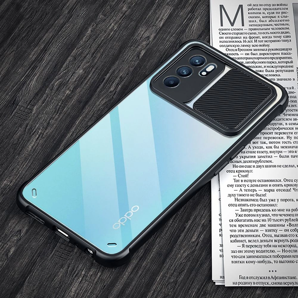 Hurtownia GSM - Etui Tech-Protect Camshield Oppo Reno 6 5G Černá - THP743BLK - {ean13} - Hurt
