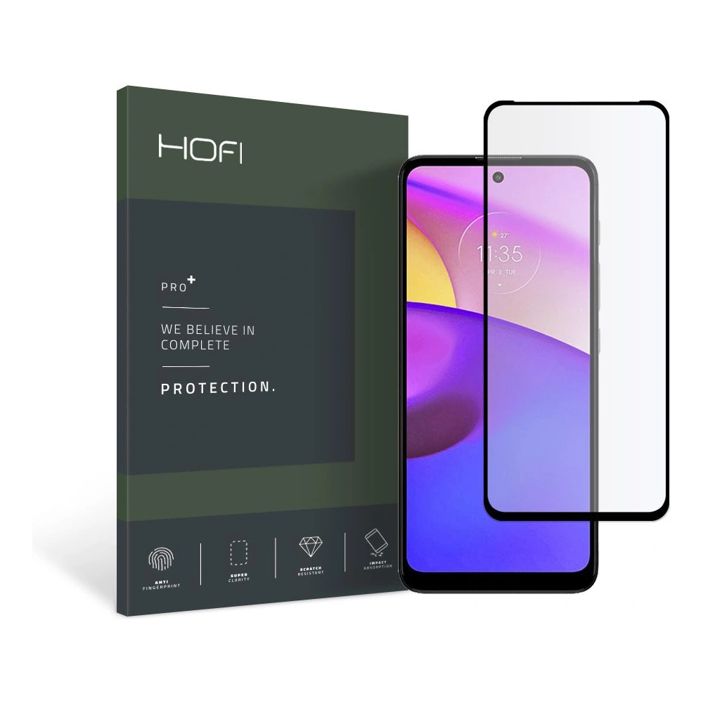 Hurtownia GSM - Tvrdé sklo Hofi Glass Pro+ Motorola Moto E40 Černá - HOFI167BLK - {ean13} - Hurt