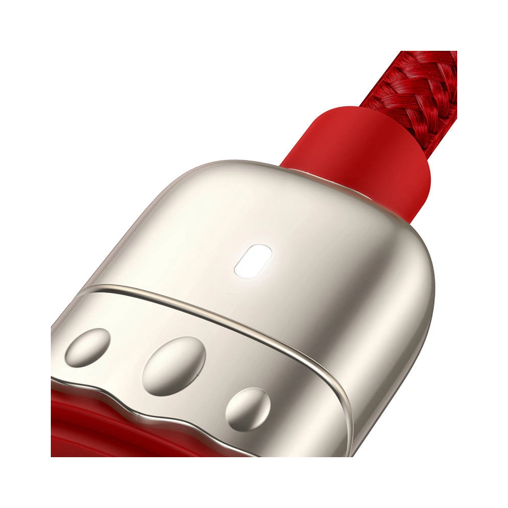 Hurtownia GSM - Kabel USB 3w1 Baseus Rok tygra, USB do micro USB / USB-C / Lightning, 3.5A, 1.2m (červený) - BSU2912RED - {ean13} - Hurt