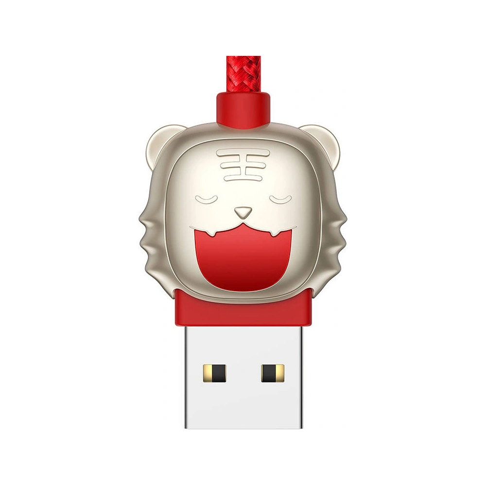 Hurtownia GSM - Kabel USB 3w1 Baseus Rok tygra, USB do micro USB / USB-C / Lightning, 3.5A, 1.2m (červený) - BSU2912RED - {ean13} - Hurt