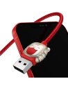 Hurtownia GSM - Kabel USB 3w1 Baseus Year of the Tiger, USB do micro USB / USB-C / Lightning, 3.5A, 1.2m (czerwony) - BSU2912RED - {ean13} - Hurt