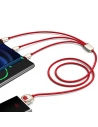 Wholesale USB cable 3in1 Baseus Year of the Tiger, USB to micro USB / USB-C / Lightning, 3.5A, 1.2m (red) - BSU2912RED - {ean13} - Hurt
