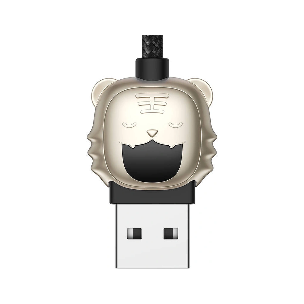 Hurtownia GSM - Kabel USB 3w1 Baseus Rok tygra, USB na micro USB / USB-C / Lightning, 3.5A, 1.2m (černý) - BSU2913BLK - {ean13} - Hurt