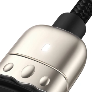 Kabel USB 3w1 Baseus Year of the Tiger, USB do micro USB / USB-C / Lightning, 3.5A, 1.2m (czarny)