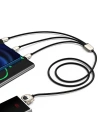 Hurtownia GSM - Kabel USB 3w1 Baseus Year of the Tiger, USB do micro USB / USB-C / Lightning, 3.5A, 1.2m (czarny) - BSU2913BLK - {ean13} - Hurt