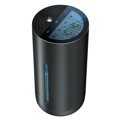 Samochodowy nawilżacz powietrza Baseus z wyświetlaczem, 260ml (czarny)