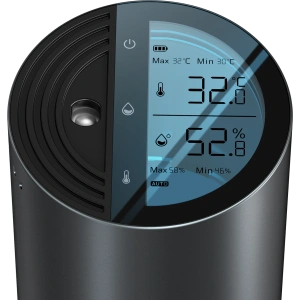Wholesale Car air humidifier Baseus with digital display, 260ml (black) - BSU2914BLK - {ean13} - Hurt