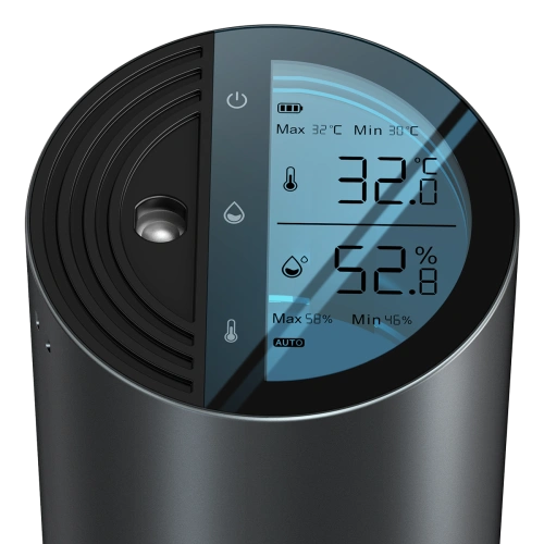 Samochodowy nawilżacz powietrza Baseus z wyświetlaczem, 260ml (czarny)