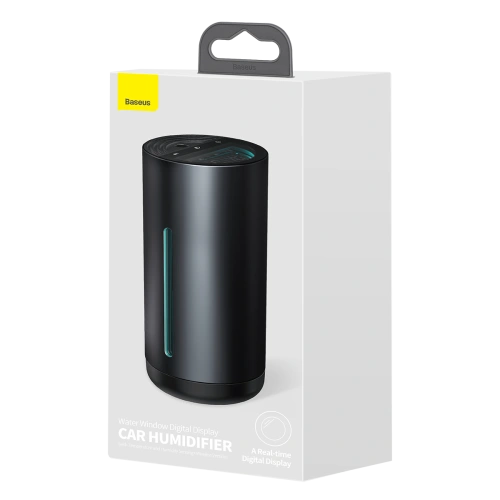 Samochodowy nawilżacz powietrza Baseus z wyświetlaczem, 260ml (czarny)