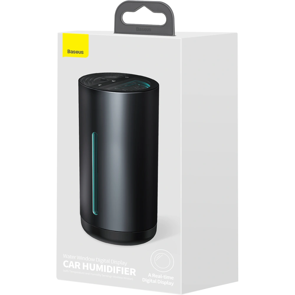 Hurtownia GSM - Automobilový zvlhčovač vzduchu Baseus s displejem, 260ml (černý) - BSU2914BLK - {ean13} - Hurt