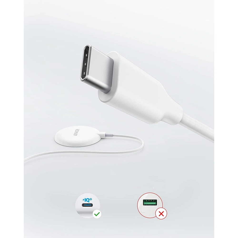 Hurtownia GSM - Bezdrátová nabíječka Anker PowerWave Magnetic Pad Lite MagSafe Series 7.5W Bílá - AKR001WHT - {ean13} - Hurt