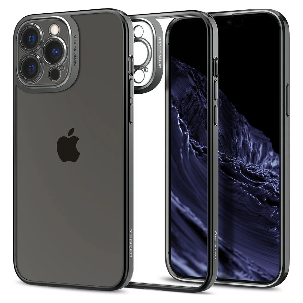 Wholesale Case Spigen Optik Crystal Apple iPhone 13 Pro Chrome Grey - SPN1999CHRGRY - {ean13} - Hurt
