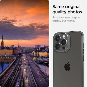 Etui Spigen Optik Crystal Apple iPhone 13 Pro Chrome Grey