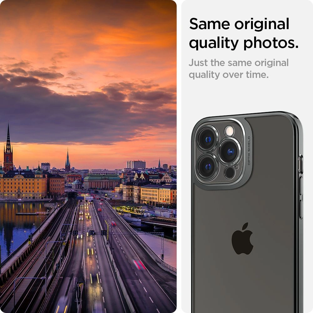 Hurtownia GSM - Etui Spigen Optik Crystal Apple iPhone 13 Pro Chrome Grey - SPN1999CHRGRY - {ean13} - Hurt