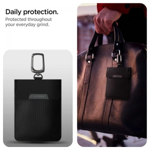 Wholesale Faraday Cage Spigen Pouch Keyless RFID Signal Blocker Black - SPN2002BLK - {ean13} - Hurt