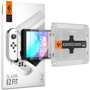 Hurtownia GSM - Szkło hartowane Spigen GLAS.tR ez Fit Nintendo Switch Oled [2 PACK] - SPN2003 - {ean13} - Hurt