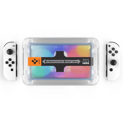 Szkło hartowane Spigen GLAS.tR ez Fit Nintendo Switch Oled [2 PACK]