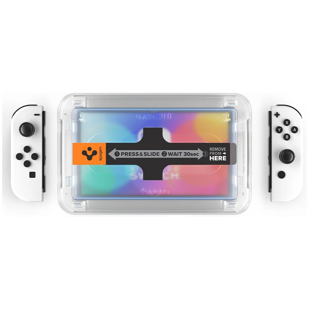 Hurtownia GSM - Tvrzené sklo Spigen GLAS.tR ez Fit Nintendo Switch Oled [2 PACK] - SPN2003 - {ean13} - Hurt