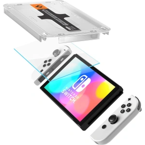 Hurtownia GSM - Szkło hartowane Spigen GLAS.tR ez Fit Nintendo Switch Oled [2 PACK] - SPN2003 - {ean13} - Hurt