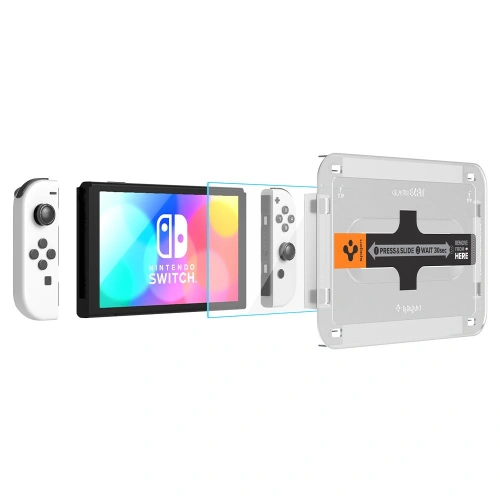 Szkło hartowane Spigen GLAS.tR ez Fit Nintendo Switch Oled [2 PACK]