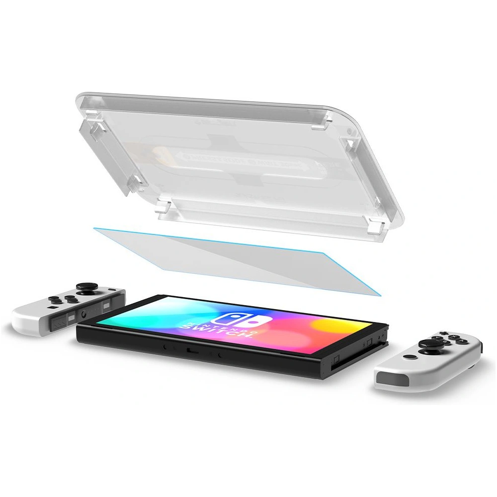 Hurtownia GSM - Tvrzené sklo Spigen GLAS.tR ez Fit Nintendo Switch Oled [2 PACK] - SPN2003 - {ean13} - Hurt