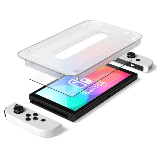 Szkło hartowane Spigen GLAS.tR ez Fit Nintendo Switch Oled [2 PACK]