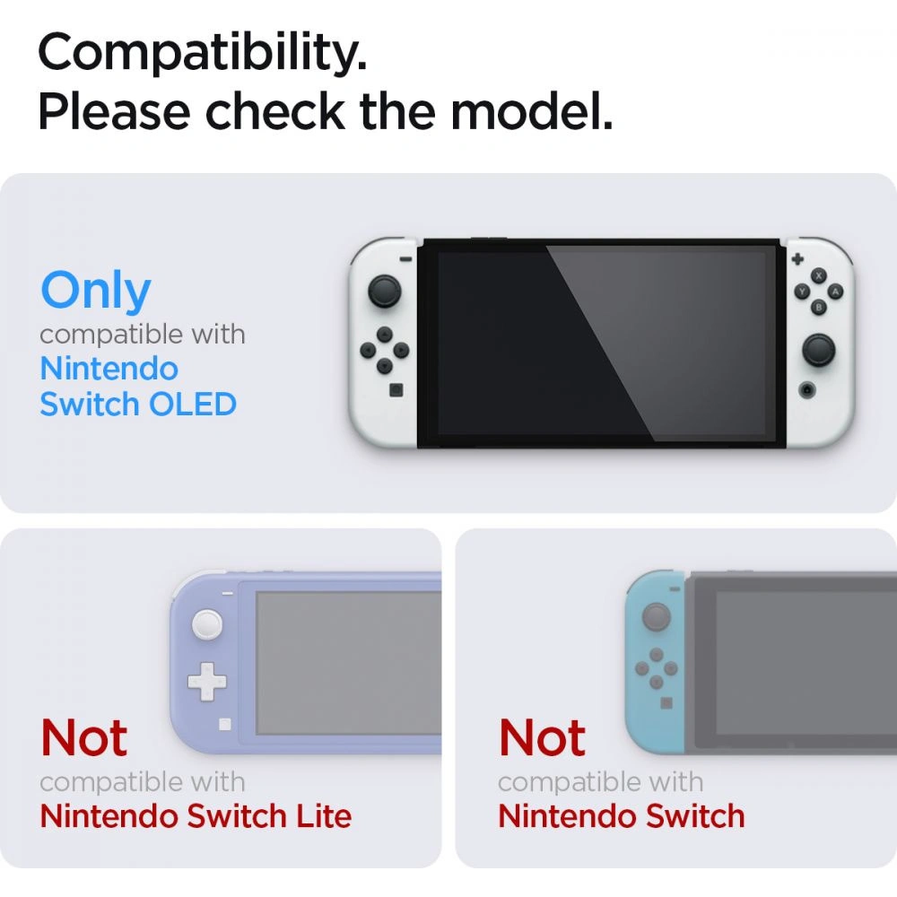 Hurtownia GSM - Tvrzené sklo Spigen GLAS.tR ez Fit Nintendo Switch Oled [2 PACK] - SPN2003 - {ean13} - Hurt